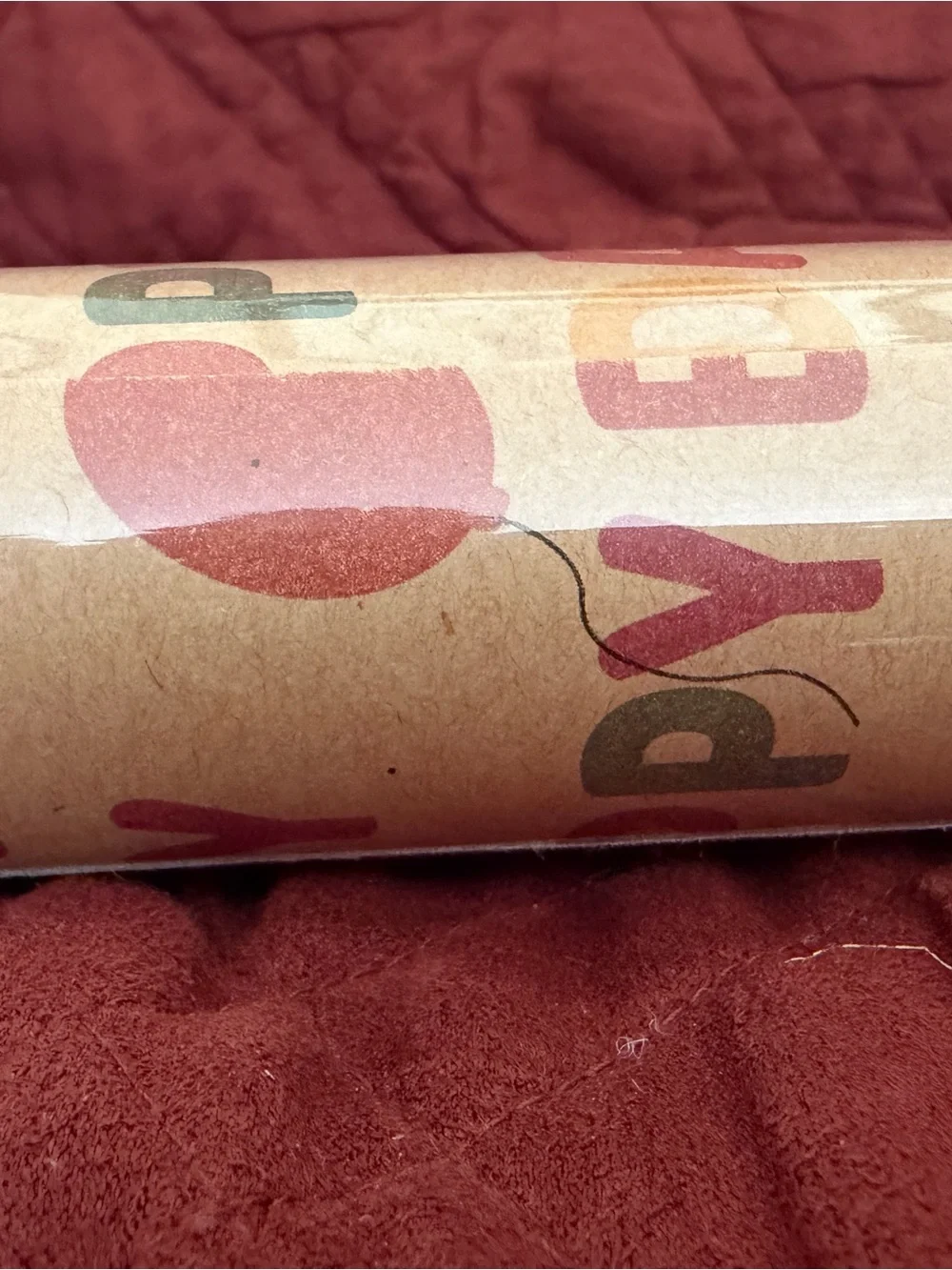 Birthday Kraft Wrapping Paper Roll - Multicolor